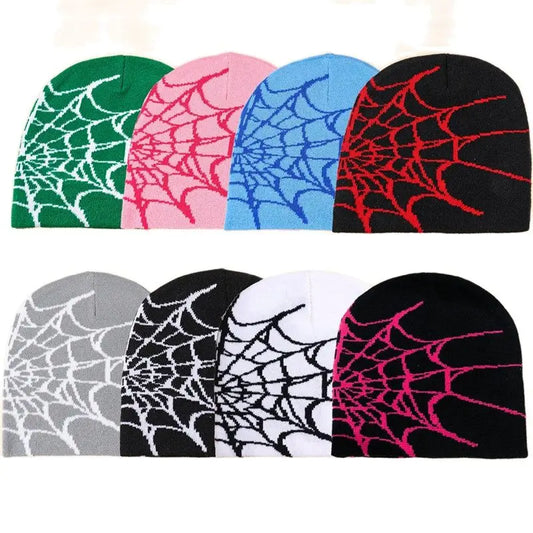 Spider Web Knit Beanies